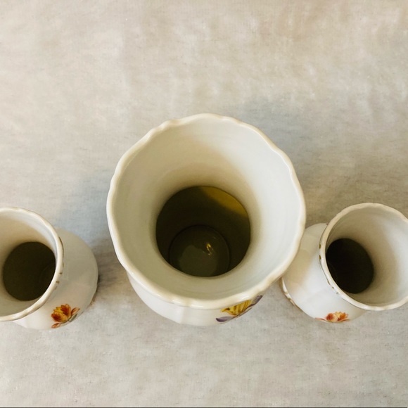 Vintage Weimar Porzellan Bud Vase with Floral Design - Picture 6 of 11